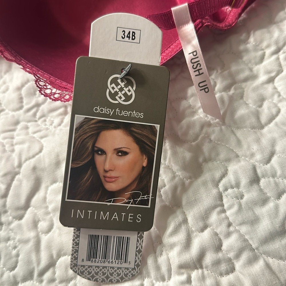 NWT Daisy Fuentes Intimates Underwire Push Up Bra - Picture 5 of 9